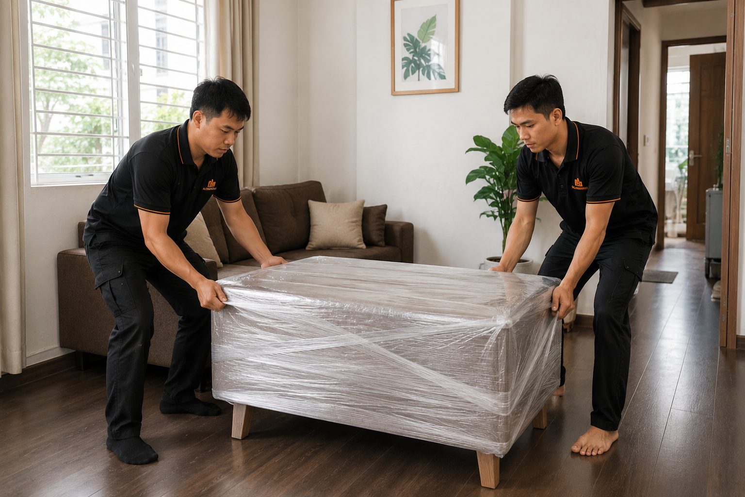 Đóng gói nội thất căn hộ 3PN Quận 7 - NB Logistics